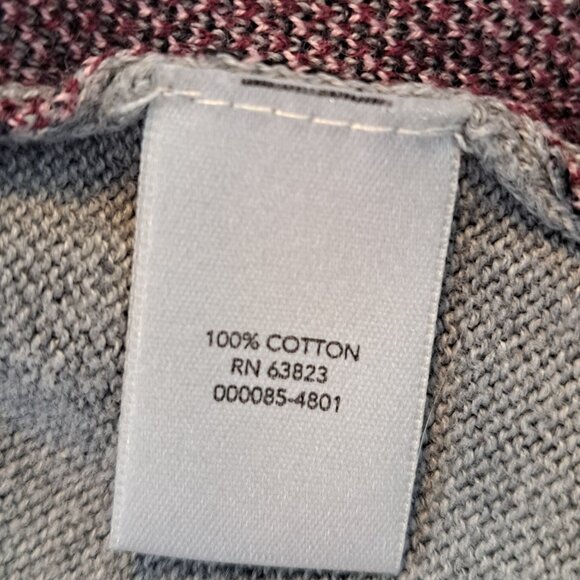 CJ Banks Gray Floral Open Front Cardigan Plus Size 2X - Picture 6 of 6